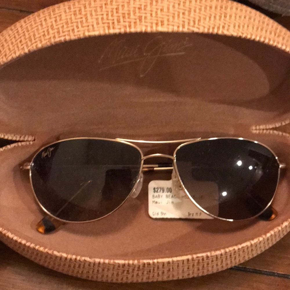 Maui Jim Baby Beach Sunglasses-gold tortoise shell